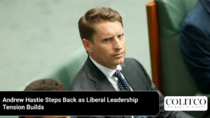 Andrew Hastie Steps Back as Liberal Leadership Tension Builds