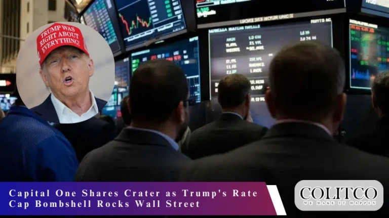 Capital One Shares Crater as Trump's Rate Cap Bombshell Rocks Wall Street