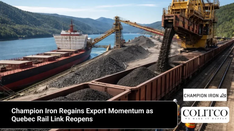 Champion Iron Regains Export Momentum as Quebec Rail Link Reopens