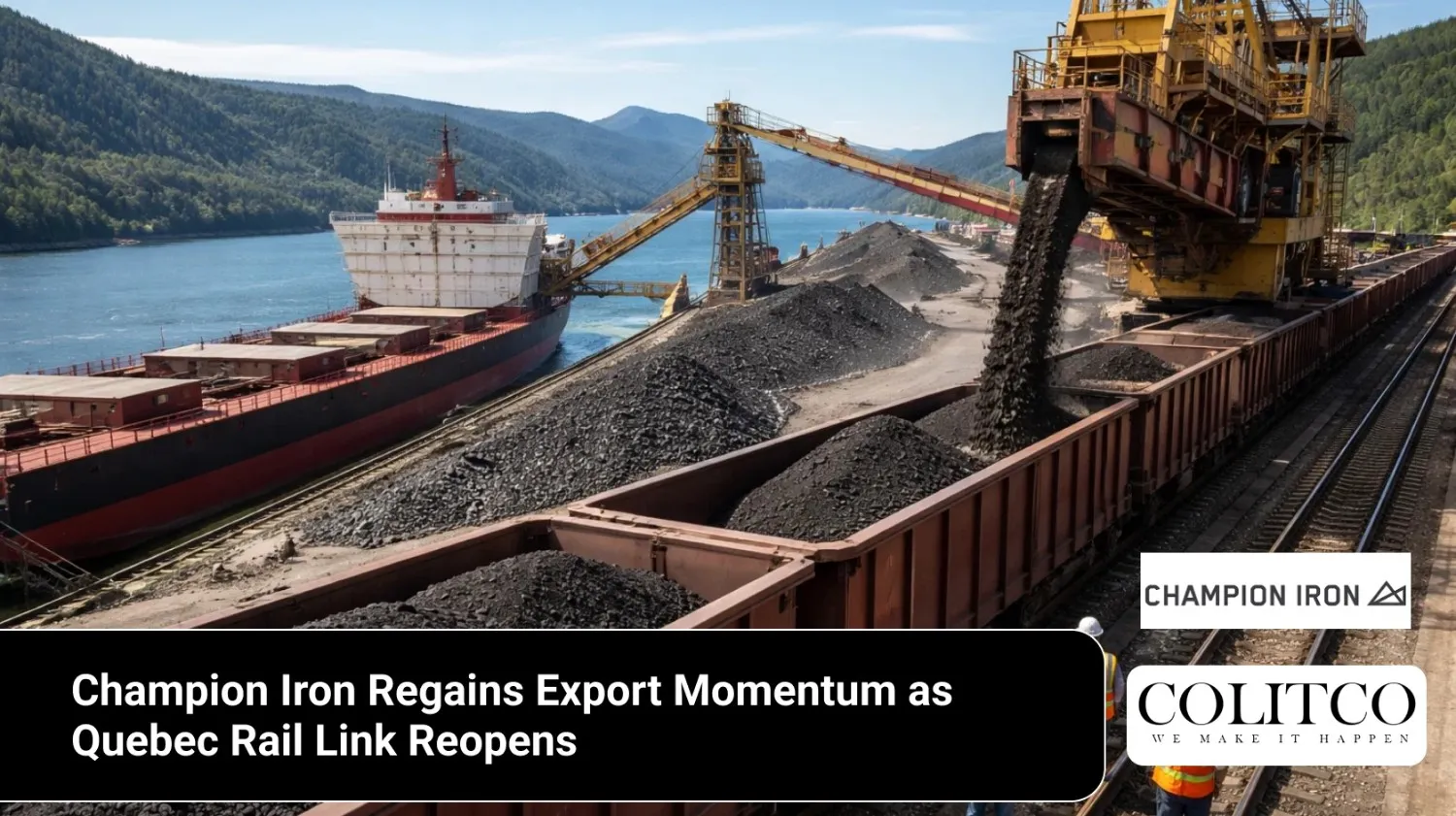 ChampionIronRegainsExportMomentumasQuebecRailLinkReopens