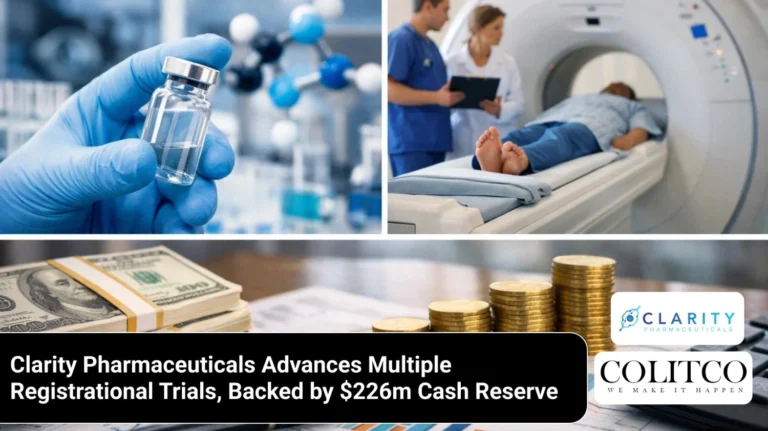 Clarity Pharmaceuticals Advances Multiple Registrational Trials Backed by226m Cash Reserve