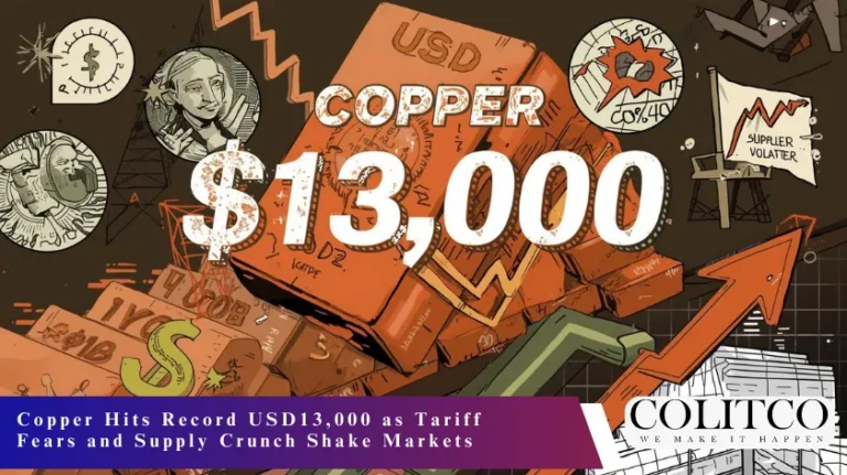 Copper Hoits Redord USD 13000 as Tariff Fears and Supply Crunch Shake Market