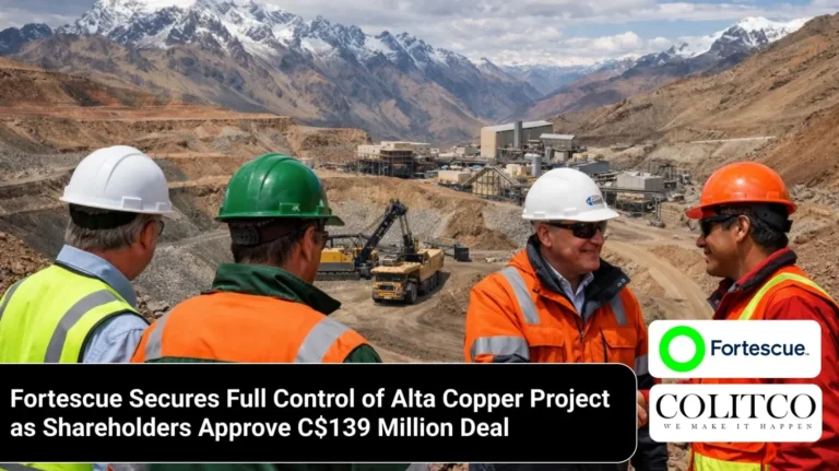 Fortescue Secures Full Control of Alta Copper Project as Shareholders Approve C139 Million Deal