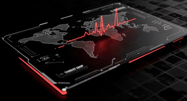 Global Market Volatility Visualised Through A World Map With Real Time Financial Pulse Indicators