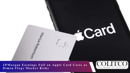 JPMorgan Earning Fall on Apple Card Costs as Dimon Flags Market Risks