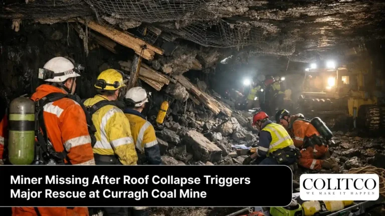 Miner Missing After Roof Collapse Triggers Major Rescue at Curragh Coal Mine