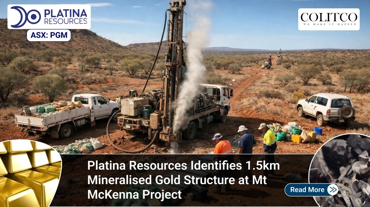 Platina Resources Identifoes Mineralised Gold Structure at Mt Mckenna Project