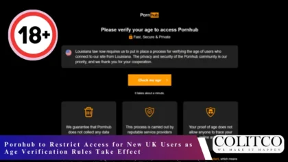 Pornhub to Restrict Access for New UK Users as Age Verification