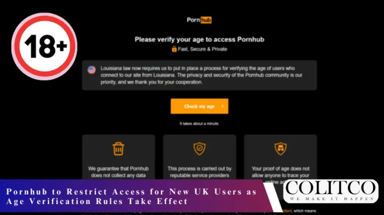 Pornhub to Restrict Access for New UK Users as Age Verification