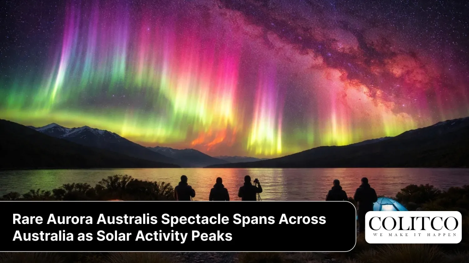 RareAuroraAustralisSpectacleSpansAcrossAustraliaasSolarActivityPeaks