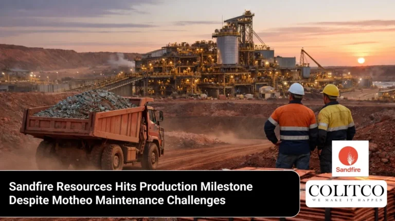 Sandfire Resources Hits Production Milestone Despite Motheo Maintenance Challenges
