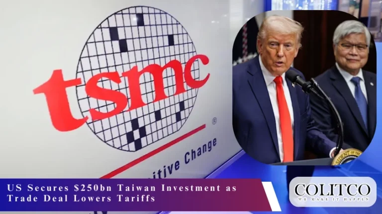 US Secures $250bn Taiwan Investment as Trade Deal Lowers Tariffs