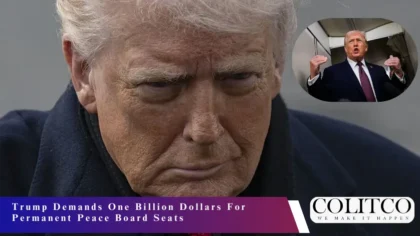 Trump Demands One Billion Dollars For Permanent Peace Board Seats