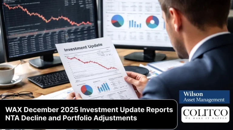 WAX December 2025 Investment Update Reports NTA Decline and Portfolio Adjustments