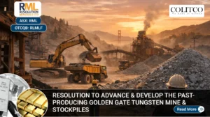 Resolution Minerals Advances Golden Gate Tungsten Mine as Record Prices Drive Strategic Push