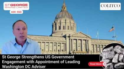 St Geroge US Government Enagement woith Appointment of Leading Washigton DC Advicser