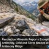Resolution Reports 48.7% Antimony at Horse Heaven Project