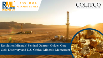Resoluation Minerals Seminal Quaryter Golden Gate Gold Discovery and US Critical Minerals Mmentum