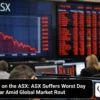 A Day of Blood on the ASX_ASX Suffers Worst Dayin Almosta Year Amid Globa lMarket Rout