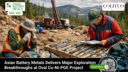 Asian Batery Metals Delivers Major Exploration Breakthrogh at Oval Project