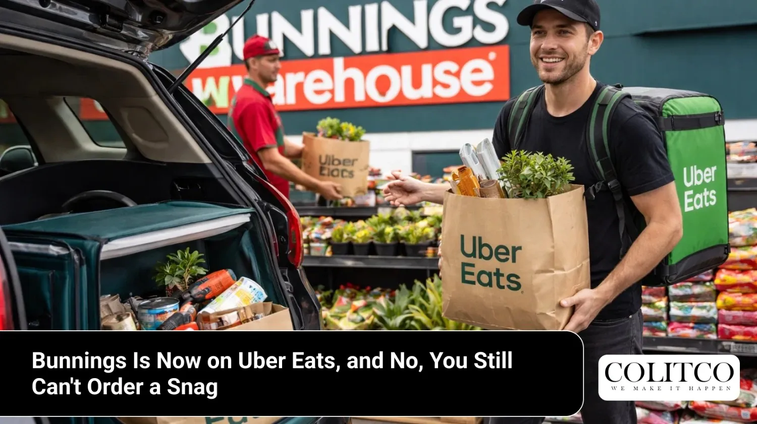 Bunnings Is Now on Uber Eats, and No, You Still Can't Order a Snag