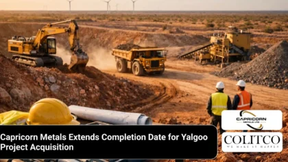 Capricorn Metals Extends Completion Date for Yalgoo Project Acquisition