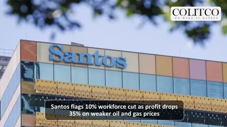 Santos flags 10% workforce cut as profit drops 35% on weaker oil and gas prices