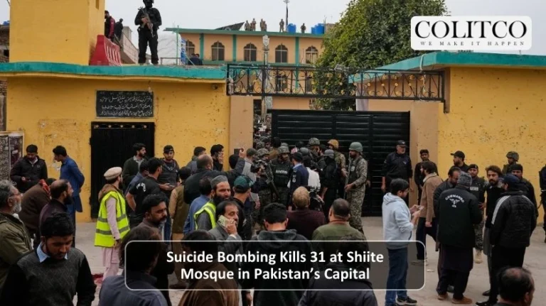 suicide Bombing Kills at Shiite Mosque in Pakistan Capital