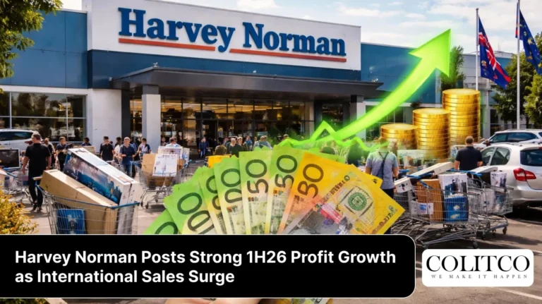Harvey Norman Posts Strong 1H26 Profit Growth as International Sales Surge