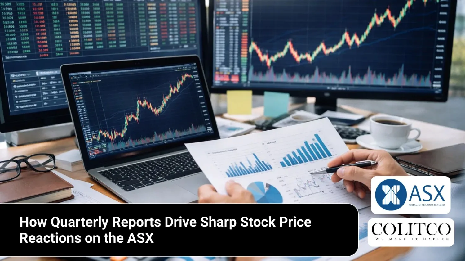 How Quarterly Reports Drive Sharp Stock Price Reactions on the ASX