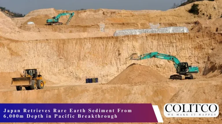 Japan retrieves Rare Earth Sediment rom Deoth in Pacific Breakthrough