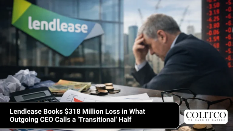 Lendlease Books $318 Million Loss in What Outgoing CEO Calls a 'Transitional' Half
