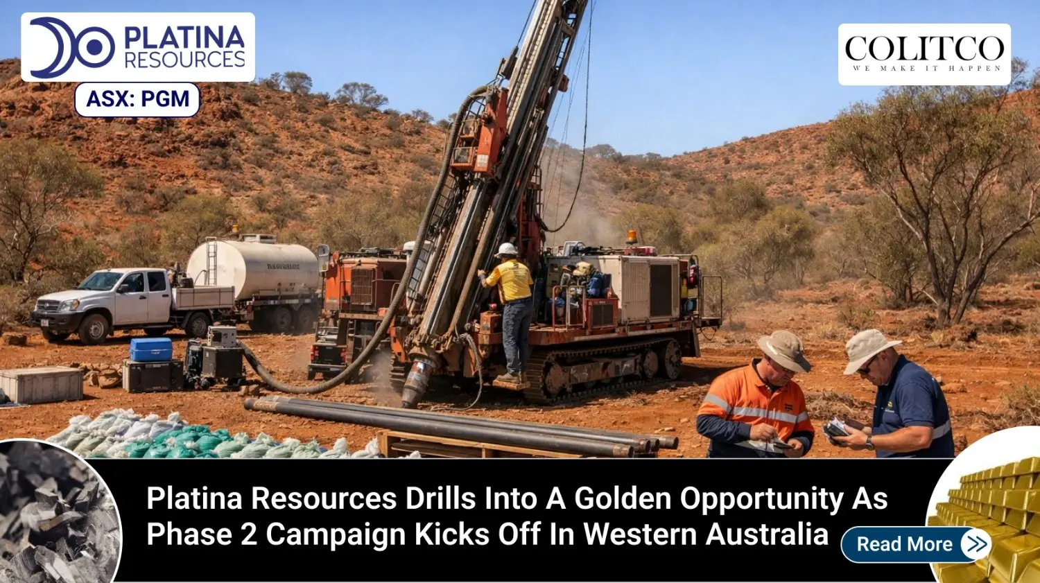 Platina Resources Drills into a Golden Opportunity as Phase 2 Campaign Kicks Off in Western Australia