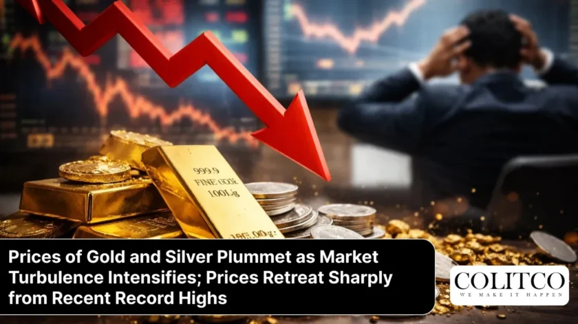 Prices of Gold and Silver Plummet as Market Turbulence Intensifies; Prices Retreat Sharply from Recent Record Highs