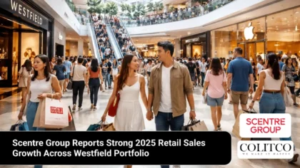 Scentre Group Reports Strong 2025 Retail Sales Growth Across Westfield Portfolio
