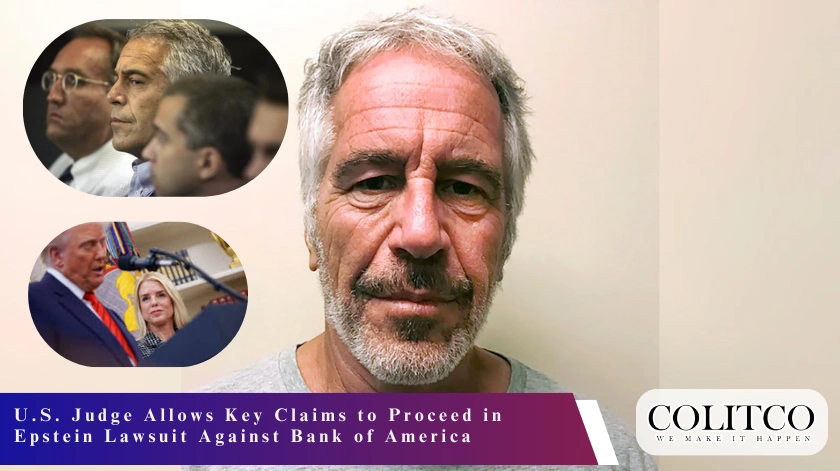 U.S. Judge Allows Key Claims to Proceed in Epstein Lawsuit Against Bank of America