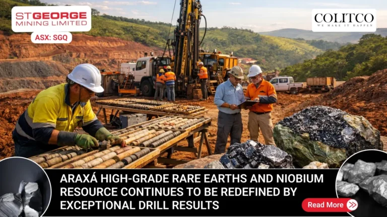 Araxa High Grade Rare earth and Niobium Resources Continue to be Redefined by Exceptional Drill Resullts