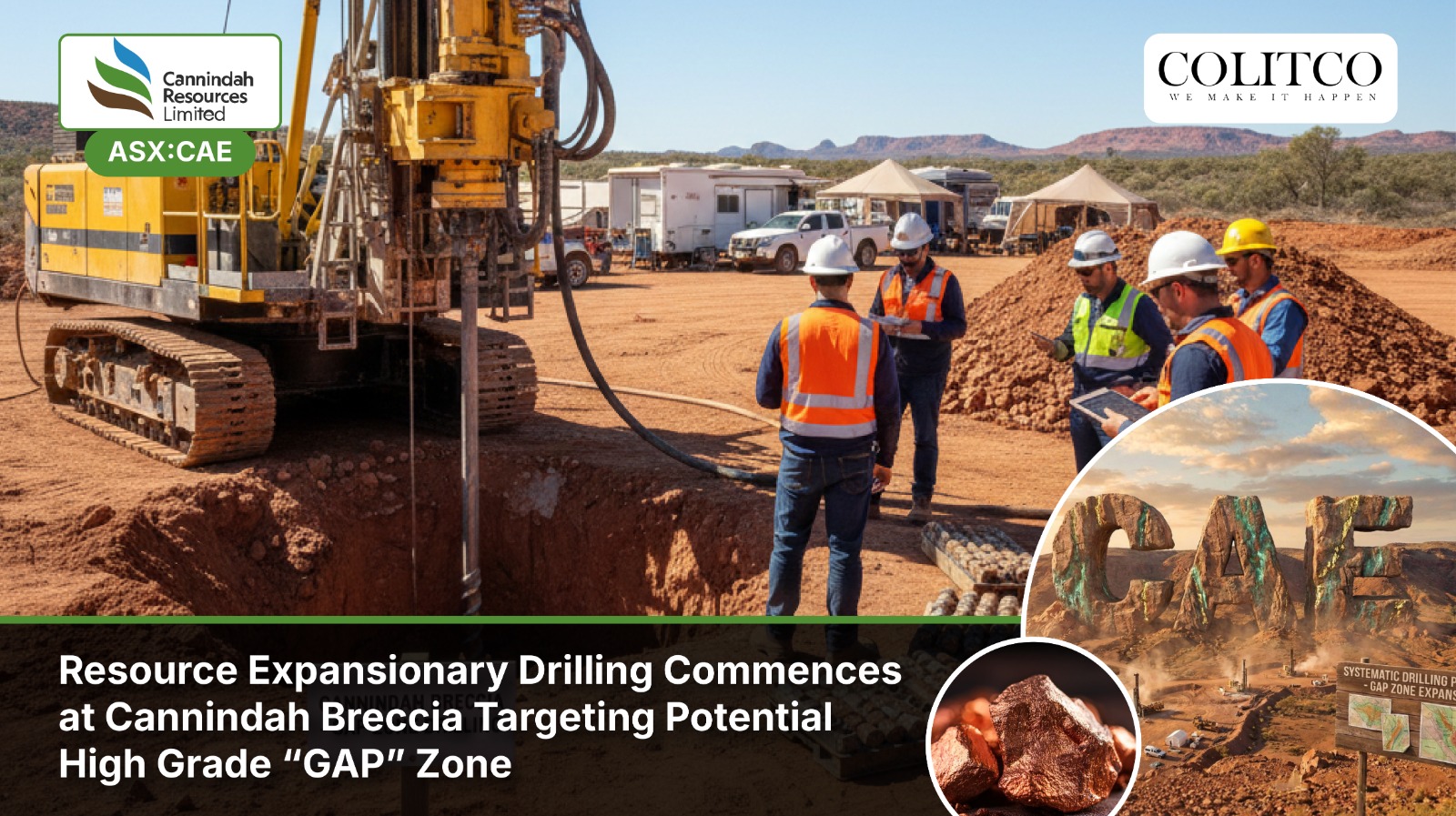 Resource Expansionary Drilling Commences at Cannindah Breccia Targeting Potential High Grade Gap Zone