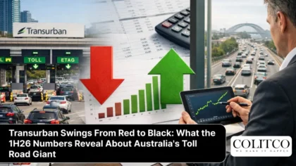 Transurban Swings From Red to Black: What the 1H26 Numbers Reveal About Australia's Toll Road Giant