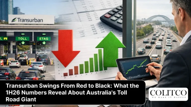 Transurban Swings From Red to Black: What the 1H26 Numbers Reveal About Australia's Toll Road Giant