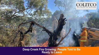 Deep Creek Bushfire Threatens Cape Jervis Homes