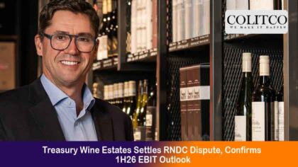 Treasury Wine Estates Settles RNDC Dispute, Confirms 1H26 EBIT Outlook