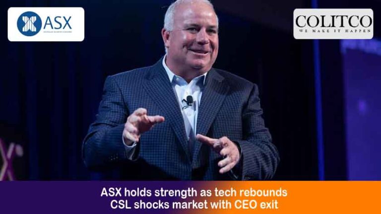 ASX holds strength as tech rebounds; CSL shocks market with CEO exit