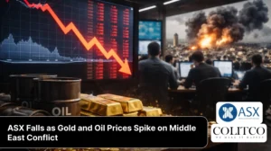 ASX Falls as Gold and Oil Prices Spike on Middle East Conflict