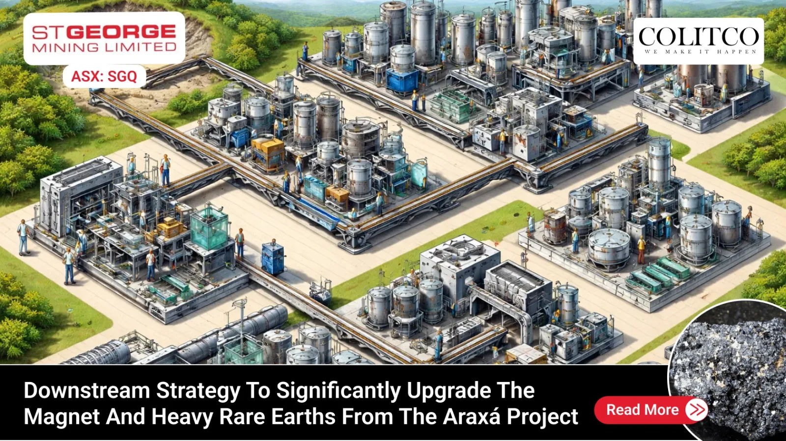 St George Mining Delivers High-Grade Rare Earths and Niobium Hits at Araxá