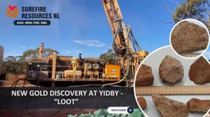 Surefire Resources Discovers New High-Grade Gold Zone at Yidby’s “Loot” Prospect
