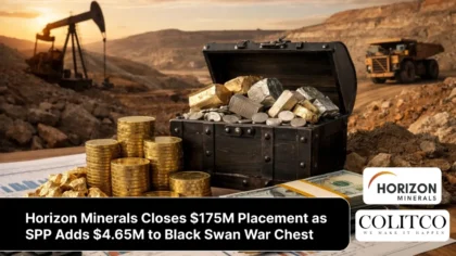 Horizon Minerals Closes $175M Placement as SPP Adds $4.65M to Black Swan War Chest