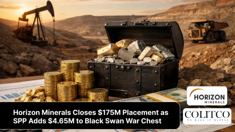 Horizon Minerals Closes $175M Placement as SPP Adds $4.65M to Black Swan War Chest