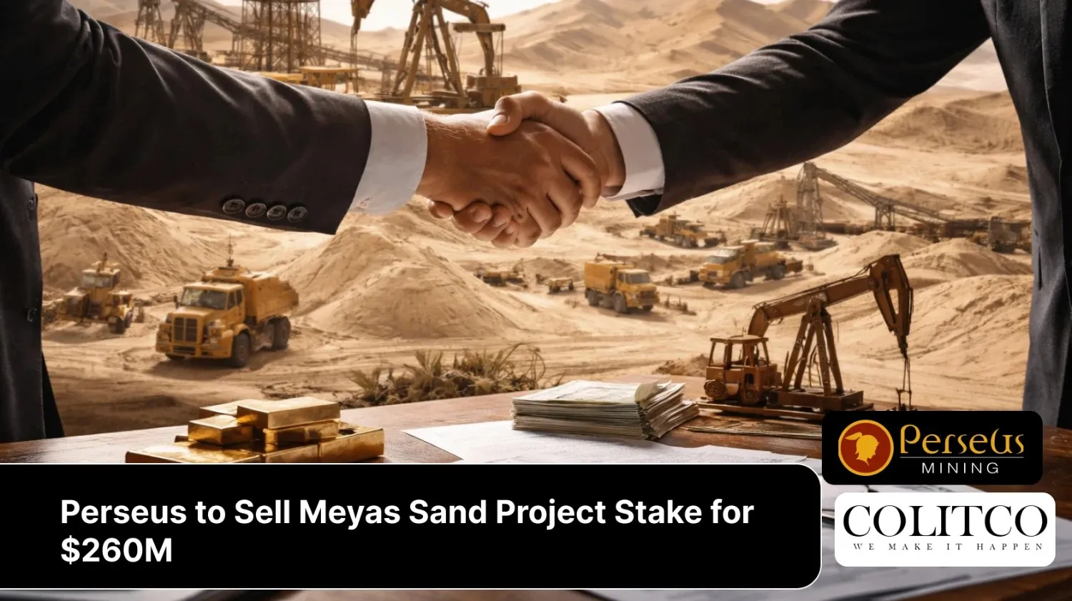 Perseus to Sell Meyas Sand Project Stake for $260M