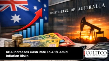 RBA Increases Cash Rate To 4.1% Amid Inflation Risks